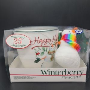 Pfaltzgraff Winterberry 25th Anniversary Mug & Ornament.